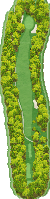岡山ゴルフ倶楽部 帯江コース OUT5番ホール コース図