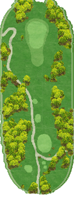 さくらんぼカントリークラブ OUT3番ホール コース図