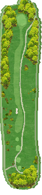 さくらんぼカントリークラブ IN11番ホール コース図