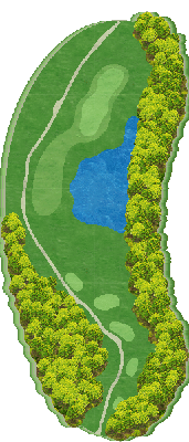 チェリーゴルフ猪名川コース OUT7番ホール コース図