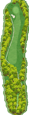 大洲ゴルフ倶楽部 OUT5番ホール コース図