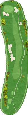 ゴルフ倶楽部金沢リンクス FRONT 91番ホール コース図