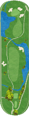 ゴルフ倶楽部金沢リンクス FRONT 95番ホール コース図