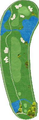 ゴルフ倶楽部金沢リンクス FRONT 99番ホール コース図