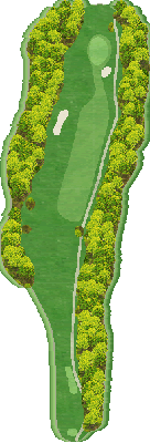 南宗谷ゴルフ場 OUT7番ホール コース図