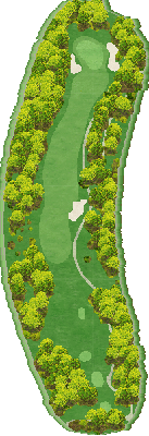 ＮＥＭＵ ＧＯＬＦ ＣＬＵＢ （旧合歓の郷ゴルフクラブ） OUT2番ホール コース図