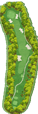 ＮＥＭＵ ＧＯＬＦ ＣＬＵＢ （旧合歓の郷ゴルフクラブ） OUT4番ホール コース図