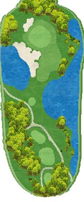 ＮＥＭＵ ＧＯＬＦ ＣＬＵＢ （旧合歓の郷ゴルフクラブ） OUT6番ホール コース図