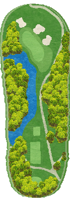 ＮＥＭＵ ＧＯＬＦ ＣＬＵＢ （旧合歓の郷ゴルフクラブ） OUT8番ホール コース図