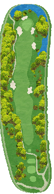 ＮＥＭＵ ＧＯＬＦ ＣＬＵＢ （旧合歓の郷ゴルフクラブ） IN1番ホール コース図