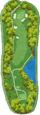 ＮＥＭＵ ＧＯＬＦ ＣＬＵＢ （旧合歓の郷ゴルフクラブ） IN6番ホール コース図