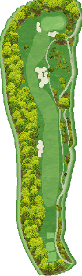 小杉カントリークラブ 北2番ホール コース図