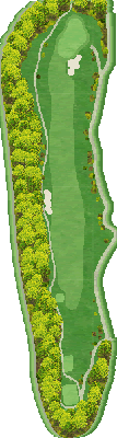 小杉カントリークラブ 北3番ホール コース図