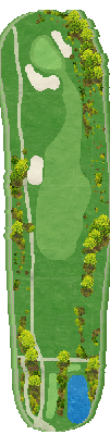 シギラベイカントリークラブ OUT2番ホール コース図