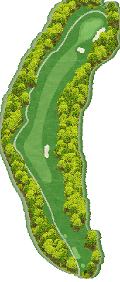 一達国際Ｐｒｉｖａｔｅ Ｇｏｌｆ倶楽部 OUT4番ホール コース図