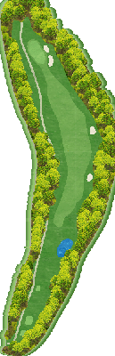 一達国際Ｐｒｉｖａｔｅ Ｇｏｌｆ倶楽部 IN11番ホール コース図