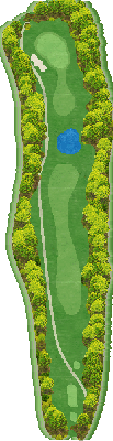 一達国際Ｐｒｉｖａｔｅ Ｇｏｌｆ倶楽部 IN15番ホール コース図