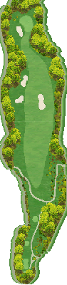 ザ・サードプレースカントリークラブ OUT4番ホール コース図