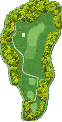 ザ・サードプレースカントリークラブ OUT7番ホール コース図