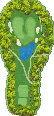 トライアルゴルフ＆リゾート ＡＳＯ ＣＯＵＲＳＥ（旧：阿蘇東急ゴルフクラブ） OUT2番ホール コース図