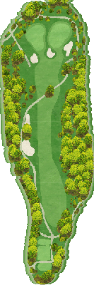 トライアルゴルフ＆リゾート ＡＳＯ ＣＯＵＲＳＥ（旧：阿蘇東急ゴルフクラブ） OUT5番ホール コース図