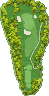 トライアルゴルフ＆リゾート ＡＳＯ ＣＯＵＲＳＥ（旧：阿蘇東急ゴルフクラブ） OUT6番ホール コース図