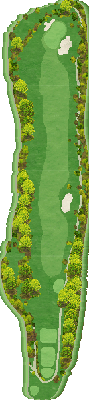 トライアルゴルフ＆リゾート ＡＳＯ ＣＯＵＲＳＥ（旧：阿蘇東急ゴルフクラブ） OUT9番ホール コース図