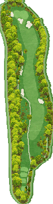 トライアルゴルフ＆リゾート ＡＳＯ ＣＯＵＲＳＥ（旧：阿蘇東急ゴルフクラブ） IN18番ホール コース図