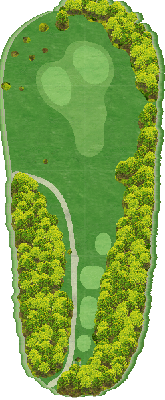 ＮＩＮＥ ＳＴＯＮＥ ＧＯＬＦ ＣＬＵＢ OUT3番ホール コース図