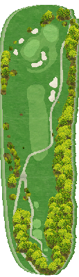 ＮＩＮＥ ＳＴＯＮＥ ＧＯＬＦ ＣＬＵＢ OUT7番ホール コース図