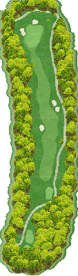 グリーンヒル瑞浪ゴルフ倶楽部 IN17番ホール コース図