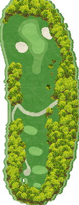 真名カントリークラブゲーリー・プレーヤーコース OUT3番ホール コース図
