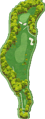 日本ダイヤモンドゴルフ倶楽部（旧：セントレジャーゴルフ勝浦） OUT4番ホール コース図
