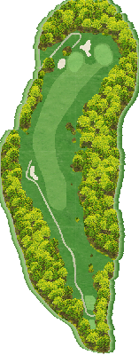 トライアルゴルフ＆リゾート ＷＡＫＡＭＩＹＡ ＣＯＵＲＳＥ（旧：ＳＵＮＧＯＬＦ＆ＲＥＳＯＲＴ ワカミヤコース） OUT2番ホール コース図