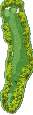 トライアルゴルフ＆リゾート ＷＡＫＡＭＩＹＡ ＣＯＵＲＳＥ（旧：ＳＵＮＧＯＬＦ＆ＲＥＳＯＲＴ ワカミヤコース） OUT7番ホール コース図