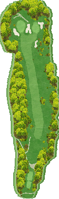 トライアルゴルフ＆リゾート ＷＡＫＡＭＩＹＡ ＣＯＵＲＳＥ（旧：ＳＵＮＧＯＬＦ＆ＲＥＳＯＲＴ ワカミヤコース） OUT8番ホール コース図