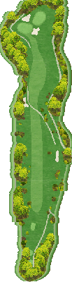 トライアルゴルフ＆リゾート ＷＡＫＡＭＩＹＡ ＣＯＵＲＳＥ（旧：ＳＵＮＧＯＬＦ＆ＲＥＳＯＲＴ ワカミヤコース） IN17番ホール コース図