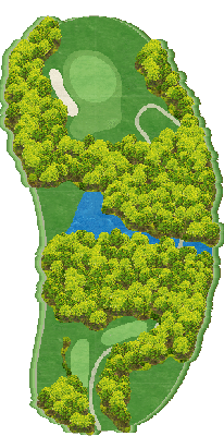 エリエールゴルフクラブ（香川県） OUT7番ホール コース図