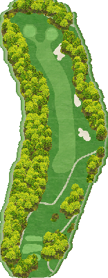 新大阪ゴルフクラブ OUT3番ホール コース図