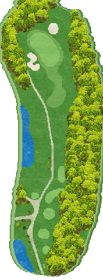 富士スタジアムゴルフ倶楽部 南コース OUT7番ホール コース図