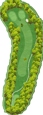 湯ヶ島ゴルフ倶楽部＆ホテルリゾート（旧：湯ヶ島ＧＣ＆ホテル董苑） IN16番ホール コース図