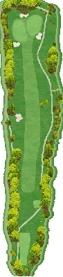 ラインヒルゴルフクラブ OUTコース2番ホール コース図
