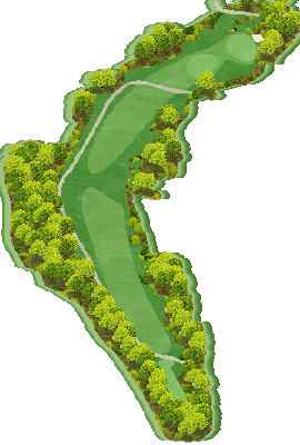 トーヨーカントリークラブ（千葉県） OUT4番ホール コース図