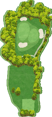 トーヨーカントリークラブ（千葉県） OUT6番ホール コース図