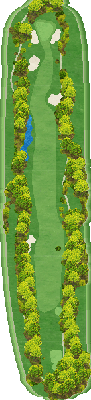 チェリーゴルフ人吉コース OUT5番ホール コース図
