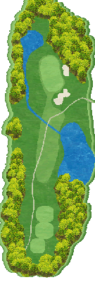 ＪＧＭセベバレステロスゴルフクラブ（茨城県） OUT5番ホール コース図
