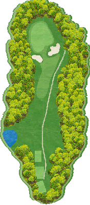ＪＧＭセベバレステロスゴルフクラブ（茨城県） IN16番ホール コース図